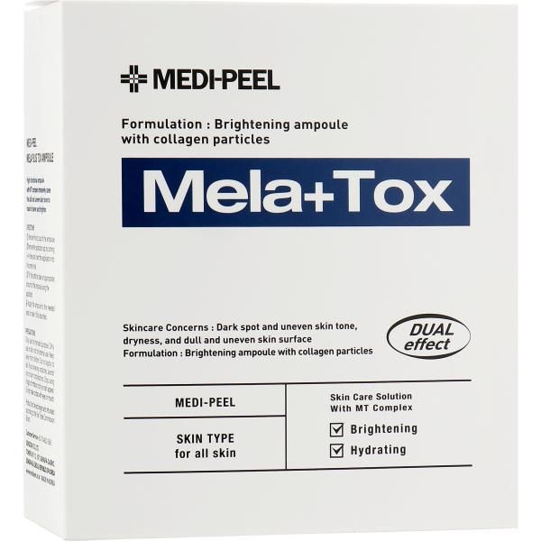 Сыворотка для лица осветляющая Medi-Peel Mela Plus Tox Ampoule 30 ml 00048 фото