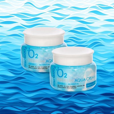 Крем для лица с кислородом 02 Premium Aqua Cream 00123 фото