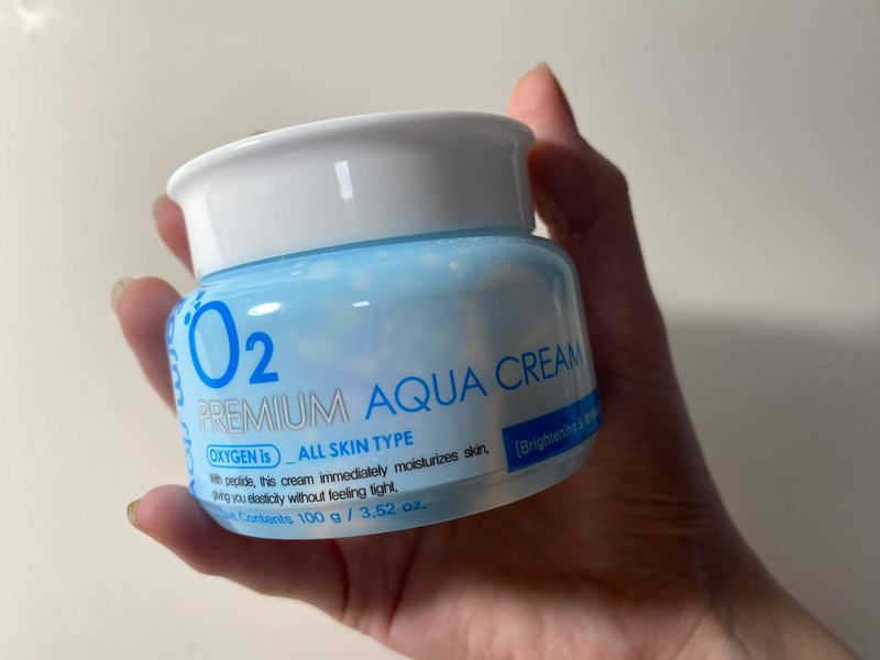 Крем для обличчя кисневий 02 Premium Aqua Cream 00123 фото